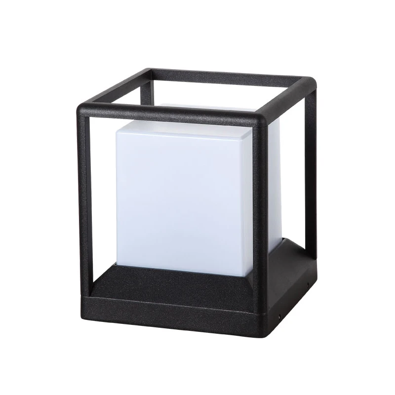 Solar outdoor waterproof column head lamp courtyard column lamp villa garden wall lamp connected to switch column lamp gate lamp 6