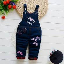 Bibicola/весенне-осенняя одежда; хлопковые брюки для новорожденных; Детский комбинезон для маленьких мальчиков и девочек; джинсовый комбинезон; детские брюки в ковбойском стиле