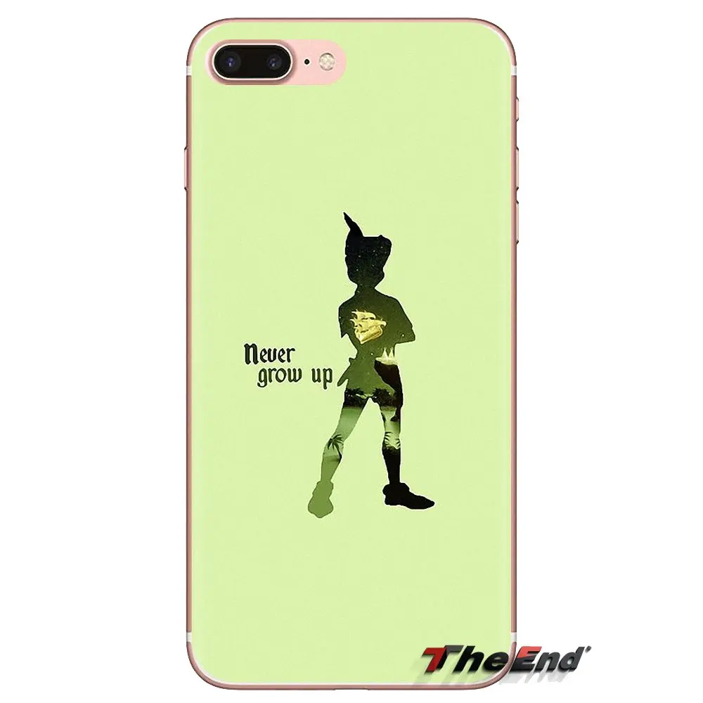 

For Xiaomi Redmi 4A S2 Note 3 3S 4 4X 5 Plus 6 7 6A Pro Pocophone F1 Transparent Soft Shell Covers Peter Pan