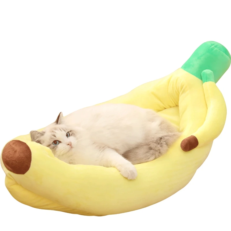 

Hot Dog Bed Banana Shape Bed for Cat Puppy Comfort Dog Mat Kitten Cat Bed Soft Puppy House Lovely Dog Kennel Cute Pet Nest