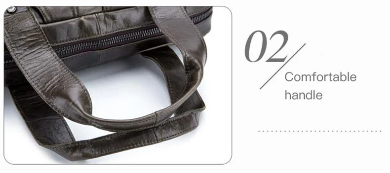 Натуральная кожа Мужская сумка для ноутбука Бизнес рабочий классический портфель многофункциональный большой емкости Ретро Ipad Офисные Сумки XA524ZC
