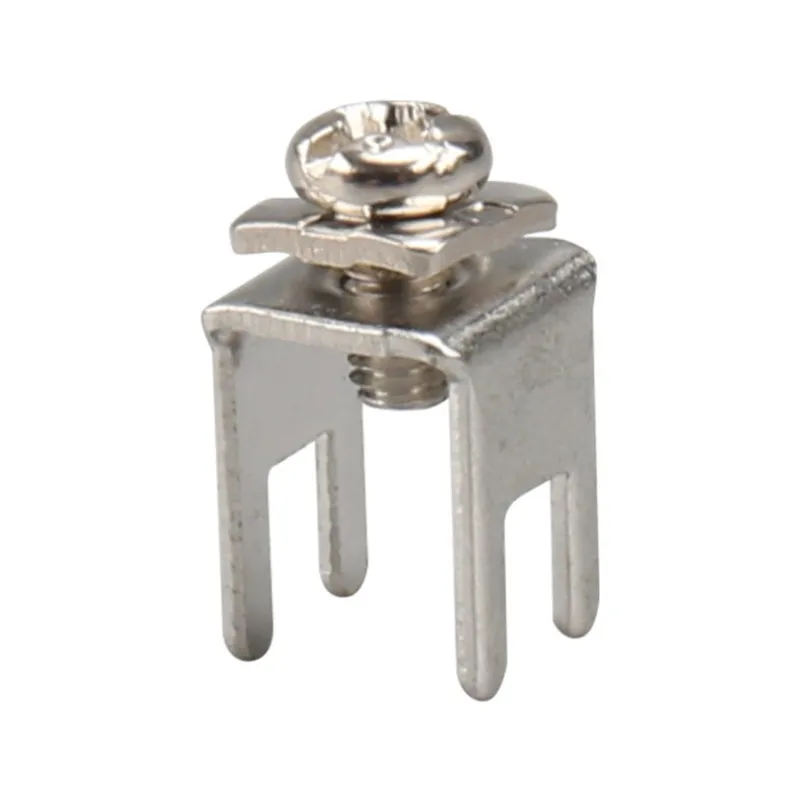 PCB M3 M4 Fixing base Screw type terminal circuit board welding terminal
