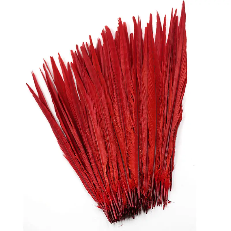10 шт. Бирюзовый синий окрашенный Алмазный фазан перья из хвоста фазана 40-45 см 16-18 дюймов DIY головные уборы перо аксессуары