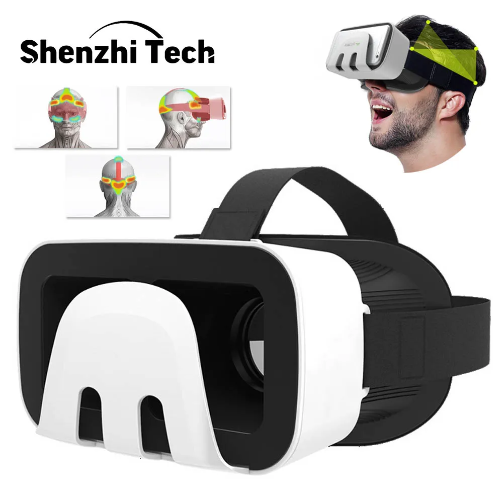 2021 VR Headset Virtual Reality Glasses 3D VR Glasses for Smartphones Compatible with iPhone & Android 5-7 inch