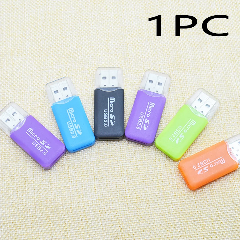 Mini USB2.0 Micro TF T-Flash Memory Card USB2.0 Card Reader Adapter For Windows USB Memory Card Reader Classical Adapter New 