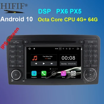 

PX6 4+64G Octa Core Android 10 CAR DVD player For Mercedes Benz GL ML CLASS W164 ML350 ML500 X164 GL320 car GPS stereo radio