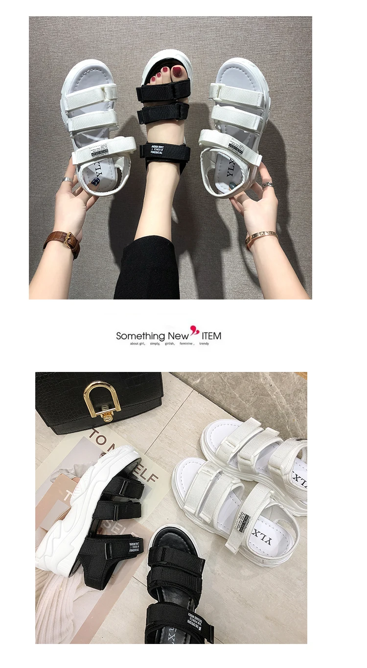 Sexy Open-toed Women Sport Sandals Wedge Hollow Out Women Sandals Outdoor Cool Platform Shoes Women Beach Summer Shoes 2021 New