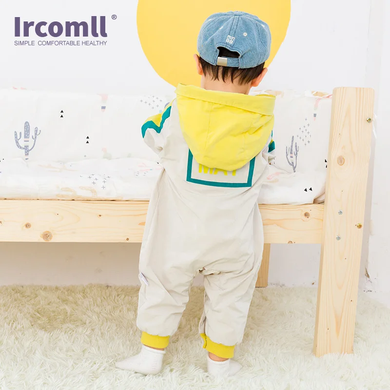 Ircomll/Новинка; сезон осень; модная Милая Детская подкладка для одежды; флисовые комбинезоны с длинными рукавами; костюм для малышей; комбинезон для малышей; пальто
