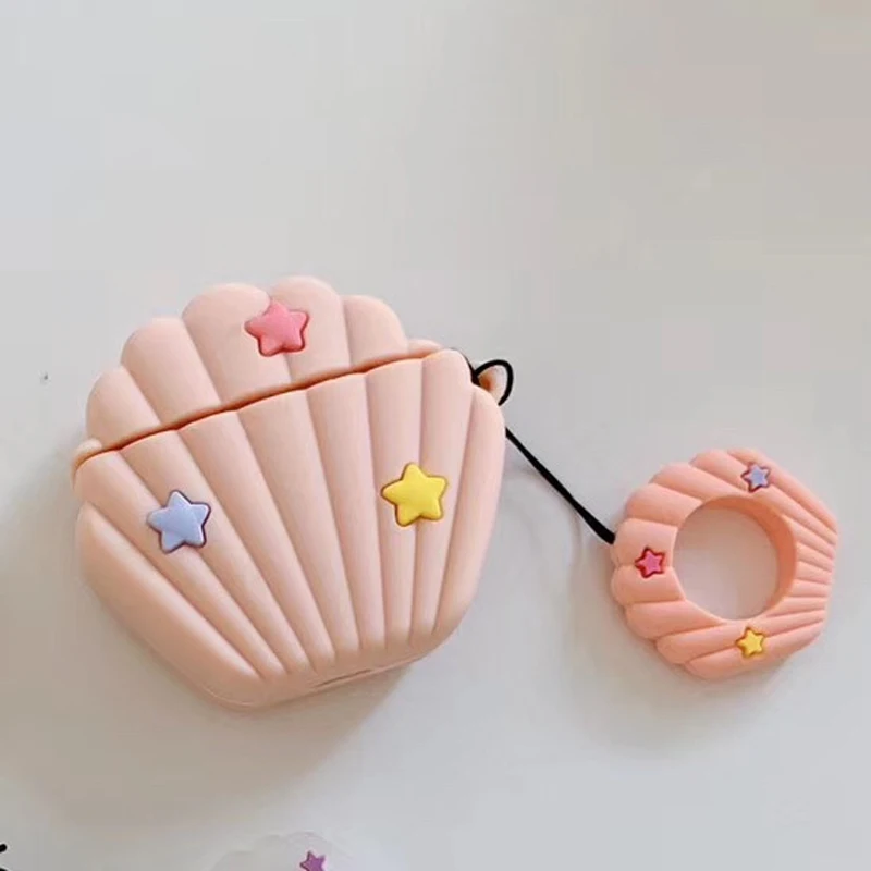 Чехол для AirPods с милым цветком, чемодан, чехол для наушников Apple Airpods 2, роскошный защитный чехол с кольцом на палец - Цвет: Style 4