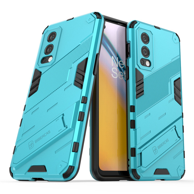 Cover Oneplus Nord 2 5G Case For Oneplus Nord 2 5G Capas PC Bumper Kickstand Back Cover For Oneplus Nord N200 2 5G Fundas