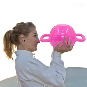 

Durable Massage Kettle Bell Skillful Manufacture Fitness Yoga Injection Kettle Bell Double Handle Women Pilates Massage Dumbbell