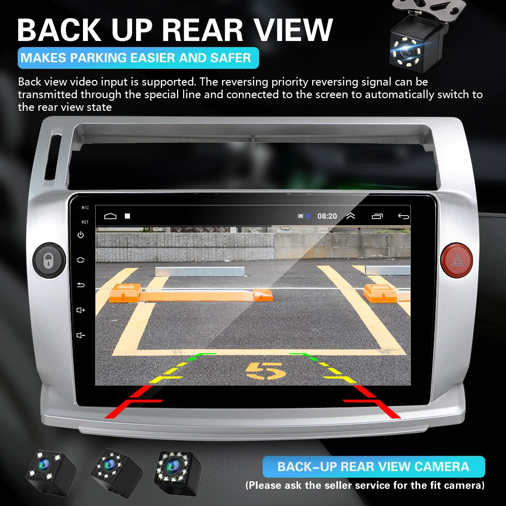 Автомагнитола Podofo 2 Din Android 8 1 9 дюймов GPS Wi Fi USB|Мультимедиаплеер для авто| |