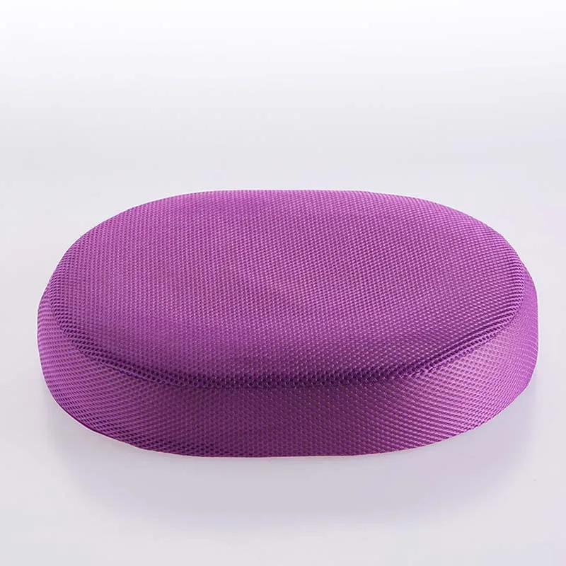 purple Ортопедический усилитель сиденье с отверстием шезлонг Recliner спинки подушка пилот водитель отдых Массаж Подушка - Цвет: purple