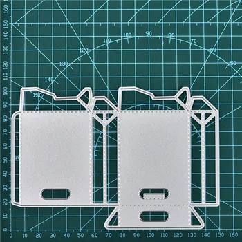 

YaMinSanNiO Box Craft Die Metal Cutting Dies New 2019 Envelope Dies Scrapbooking for Card Embossing Paper Template Stencil Die