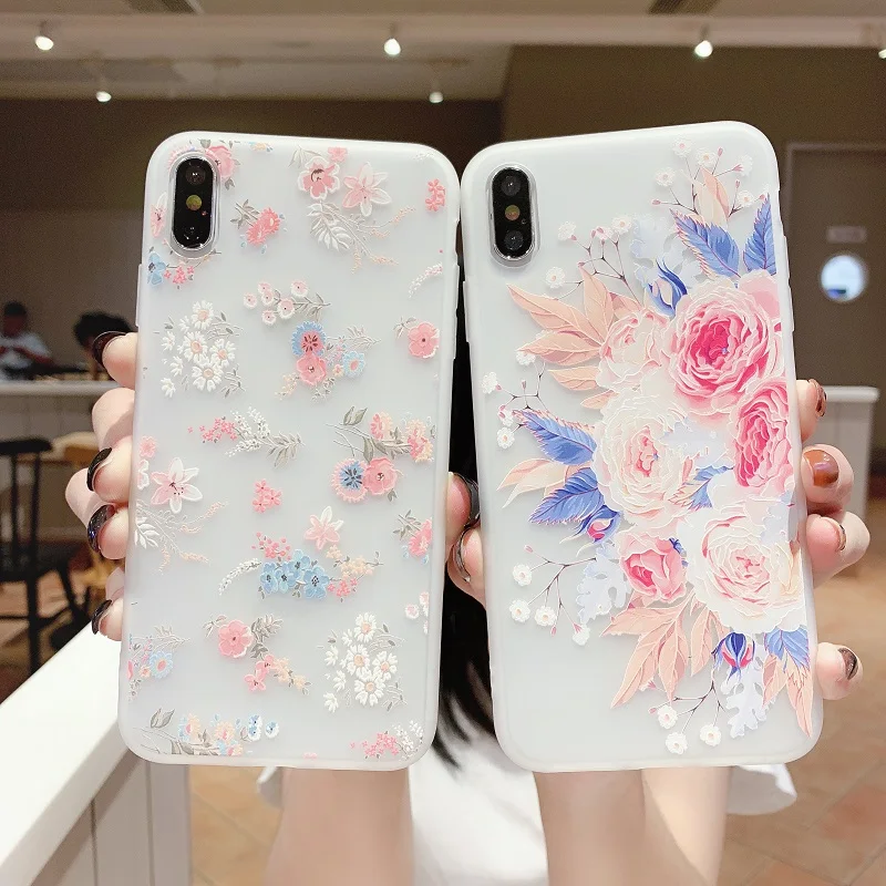 Мягкий чехол для Vivo V20 SE Y70 Y20 Y30 Y20i S7 Y9S S6 S5 S1 U3 U1 Z1 Z5 Z5x Z3i Z3 Z1x V9 V11i V11 V15 Neo Pro с цветами |