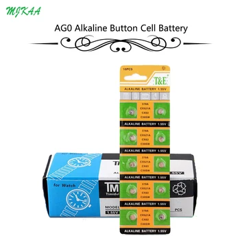 

200Pcs=20Card AG0 LR69 LR521 379A Button Batteries SR521SW D379 Cell Coin Alkaline Battery 1.55V V379 SR63 For Watch Toys Remote