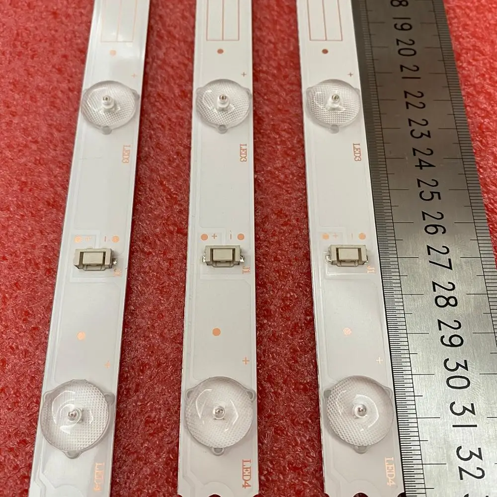 3 шт./компл. светодиодный подсветка полосы для Skyworth 32E3500 32E360E 32X3000 32E3000 32HX4003 5800 W32001