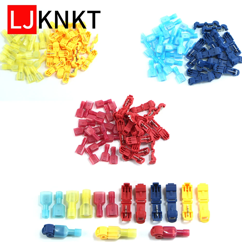 

T-Tap Quick Wire Connector Waterproof Quick Wire Connectors Wire Insulated 22-10AWG Electrical Electrical Car Audio Kit Tool