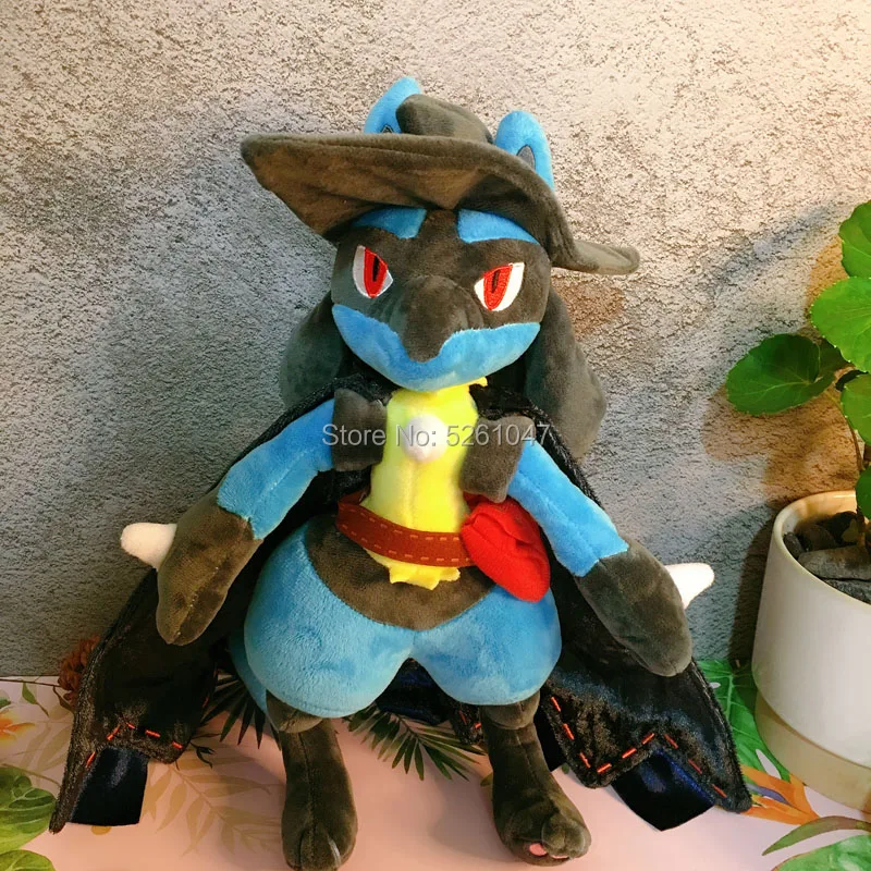 Оригинальный Карманный Монстр Хэллоуин фестиваль Lucario плюшевая кукла мягкая