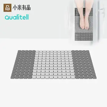 

Xiaomi Qualitell Bathroom Shower Mat Suction Cup Anti Slip Bath Mats Safety Bath-Tub Massage Foot Pad Foldable Washroom Carpet