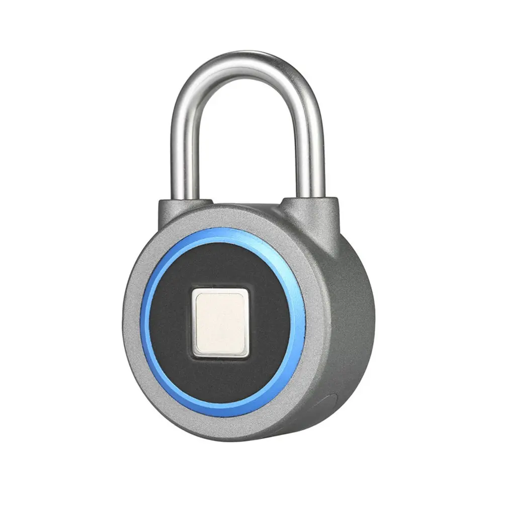 

Smart Keyless Fingerprint Lock Waterproof APP / Fingerprint Unlock Anti-Theft Security Padlock Door Luggage Case Lock Hot