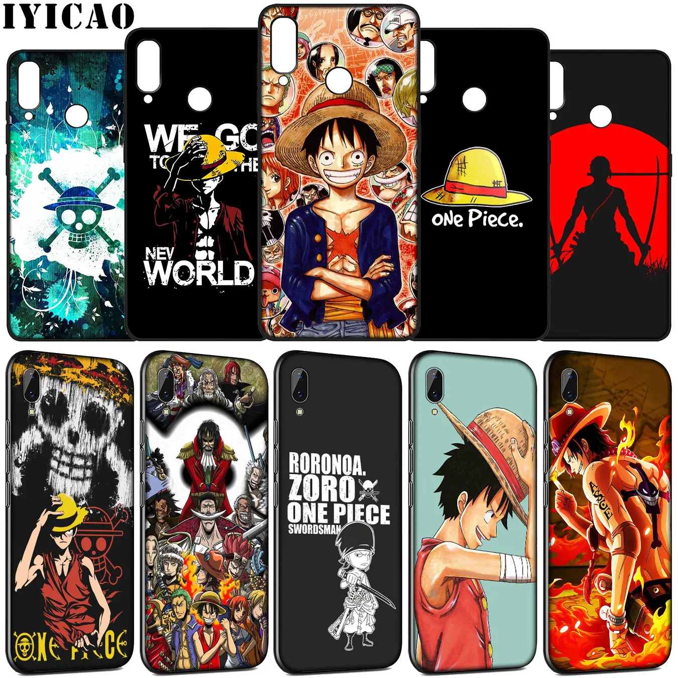 Милый Цельный Мягкий чехол Luffy для Huawei Y9 Y7 Y6 Prime 2019 2018 Honor view 20 8C 8X 8 9 9X 10 Lite 7C 7X 7A Pro |