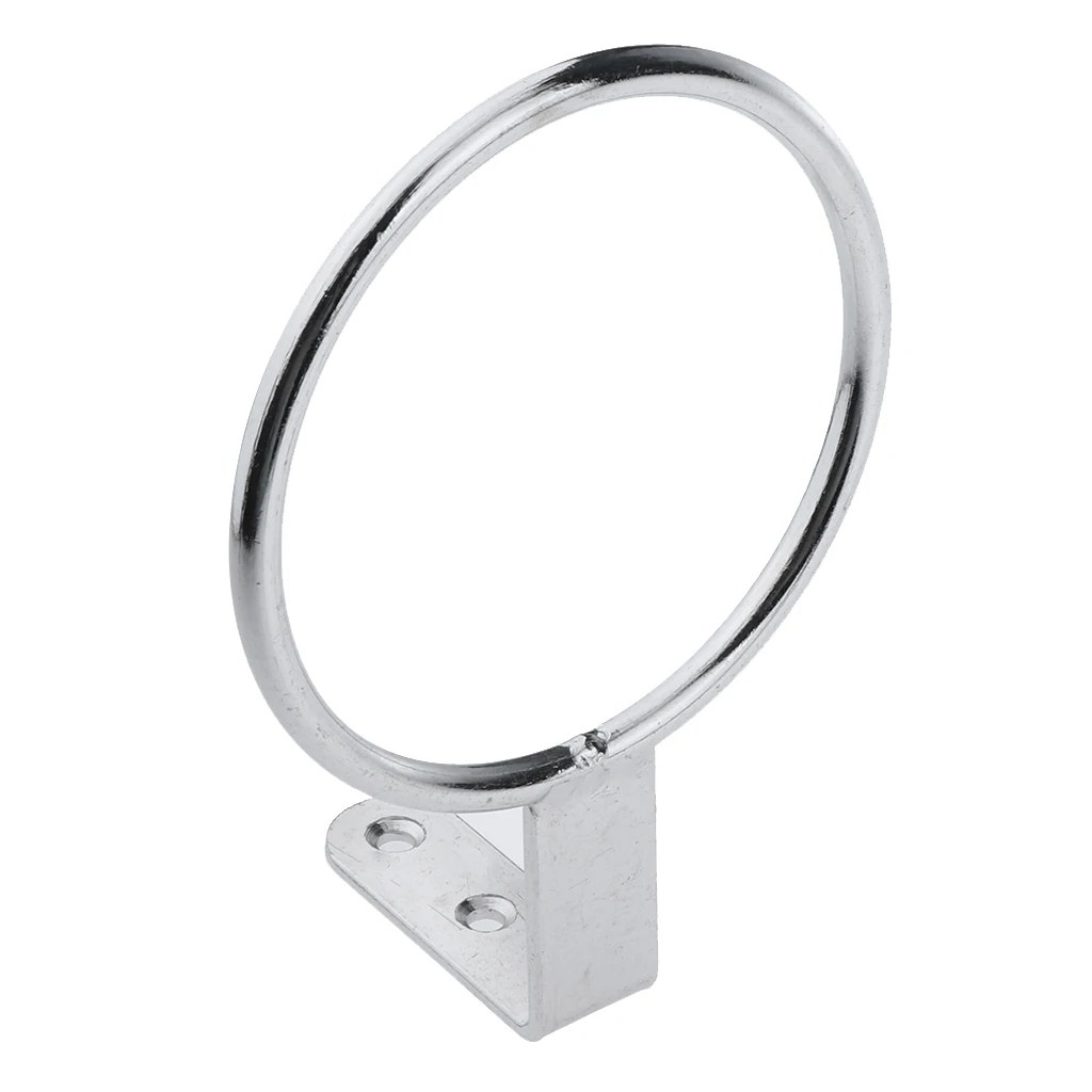 Hair Dryer Holder Wall Mounted Stand Rack Storage Organizer Chrome Finished Stainless Steel for Bathroom Hairdresser
