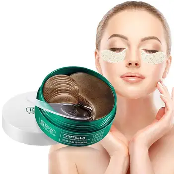 

Centella Asiatica Eye Mask Natural Moisturizing Gel Eye Patches Remove Dark Circles Anti Age Bag Eye Wrinkle 60 Piece Skin Care