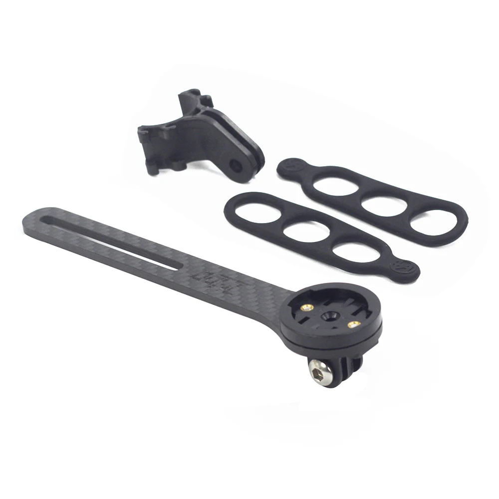 

Carbon Bike Computer Mount for Integrated Bar per GARMIN Wahoo Elemnt Mini Bolt GIANT BRYTON Sport Camera Headlight Mount