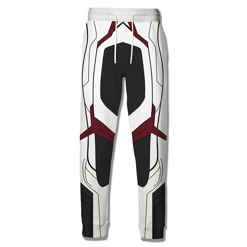 trousers 2 Мстители 4 Квантовая война Косплей Костюм для малет рубашки Железный человек компрессионная рубашка с длинным/коротким рукавом для мужчин Топы Брюки - Цвет: trousers 2