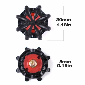 

14pcs Golf Spikes Pins 1/4 Turn Fast Twist Cleats Shoes Spikes Replacement Training Aids Tool Accessories new