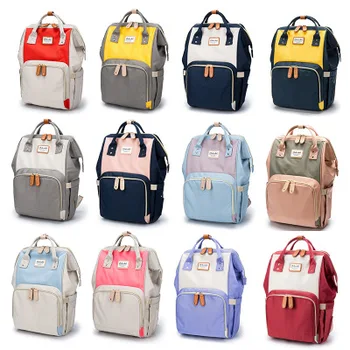 

Fashion Mummy Maternity Nappy Bag Waterproof Diaper Bag Backpack Large Capacity Baby Chaning Stroller Bag for New Parents