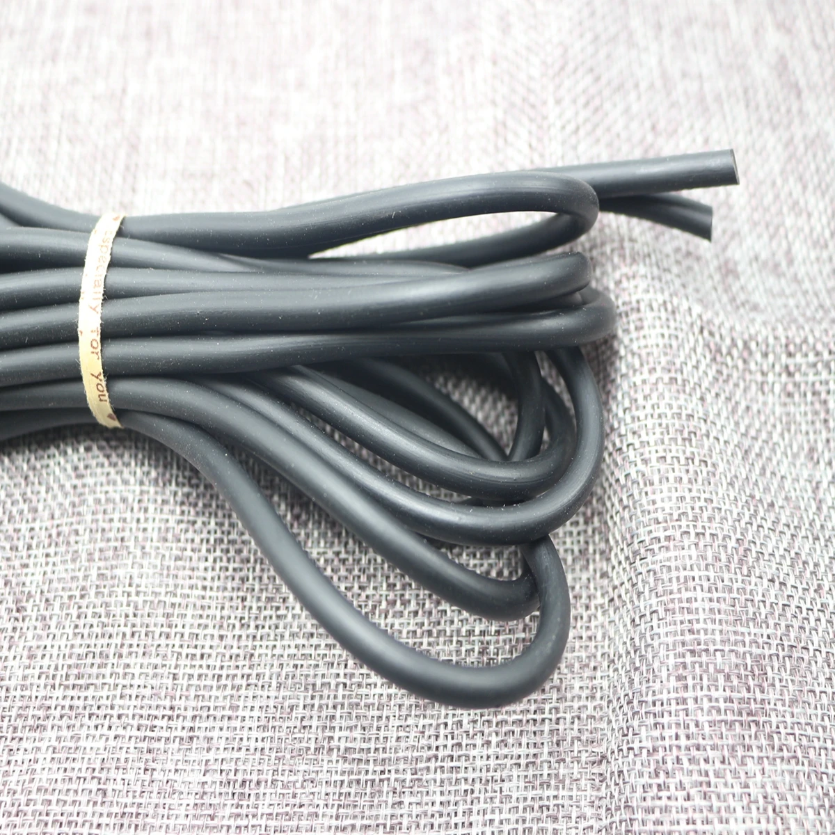 5 Meter Black 5mm Solid Rubber Jewelry Cord String for Jewelry Pendants Craft
