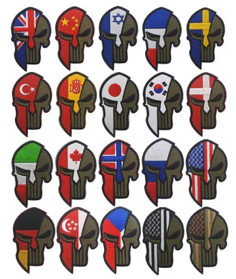 Creatrill череп патчи Германия Турция Испания RU Словакия Чехия Великобритания Канада