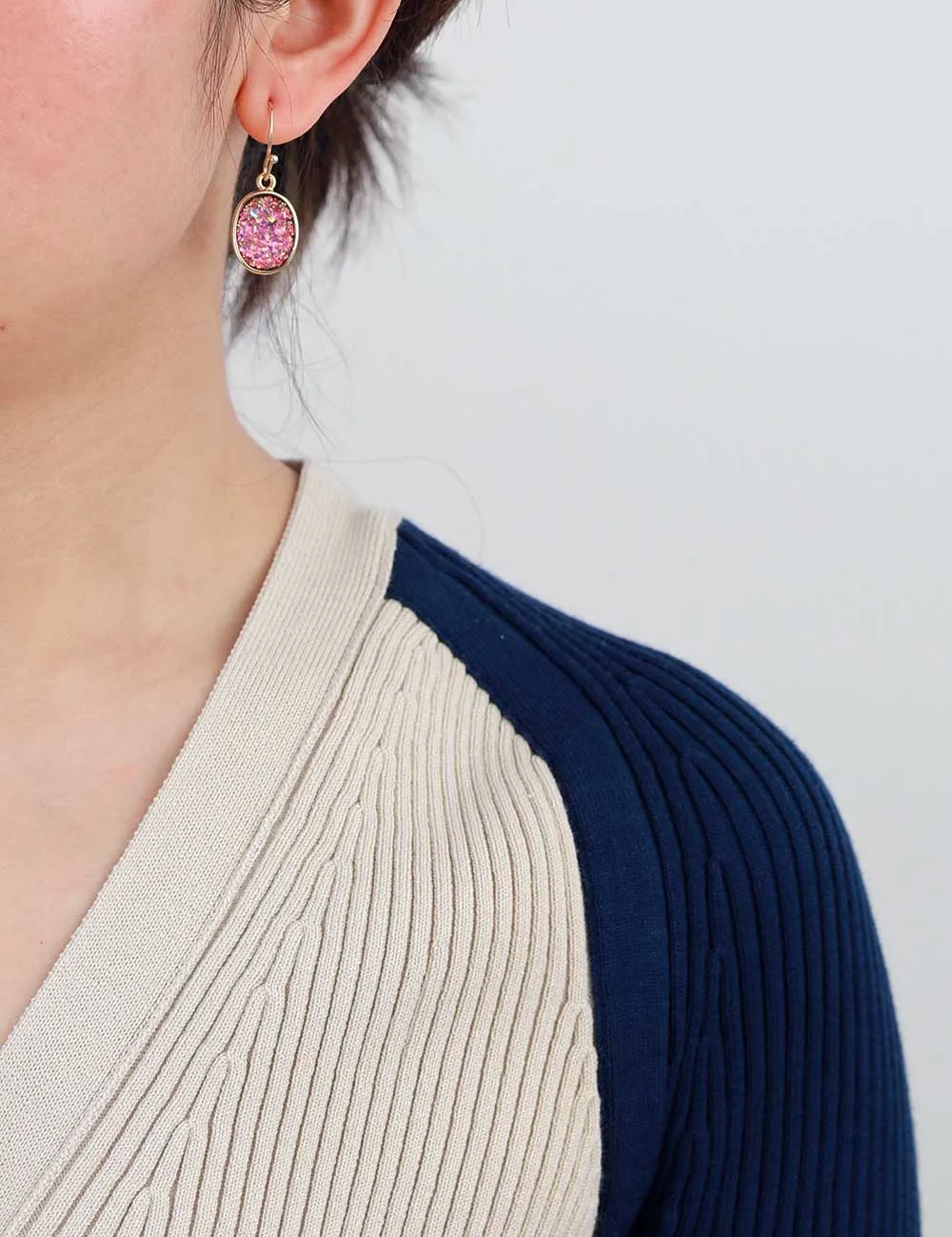 Latest Bling Women Earrings High End Charming Opal Dangle Earring Elegant Jewelry Bijoux