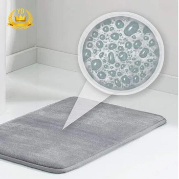 

Extra Thick Memory Foam Bath Mat Non Slip Absorbent Bath Rug For Bathroom Rugs Large Kitchen Mats Washable Shower Carpets YDHS