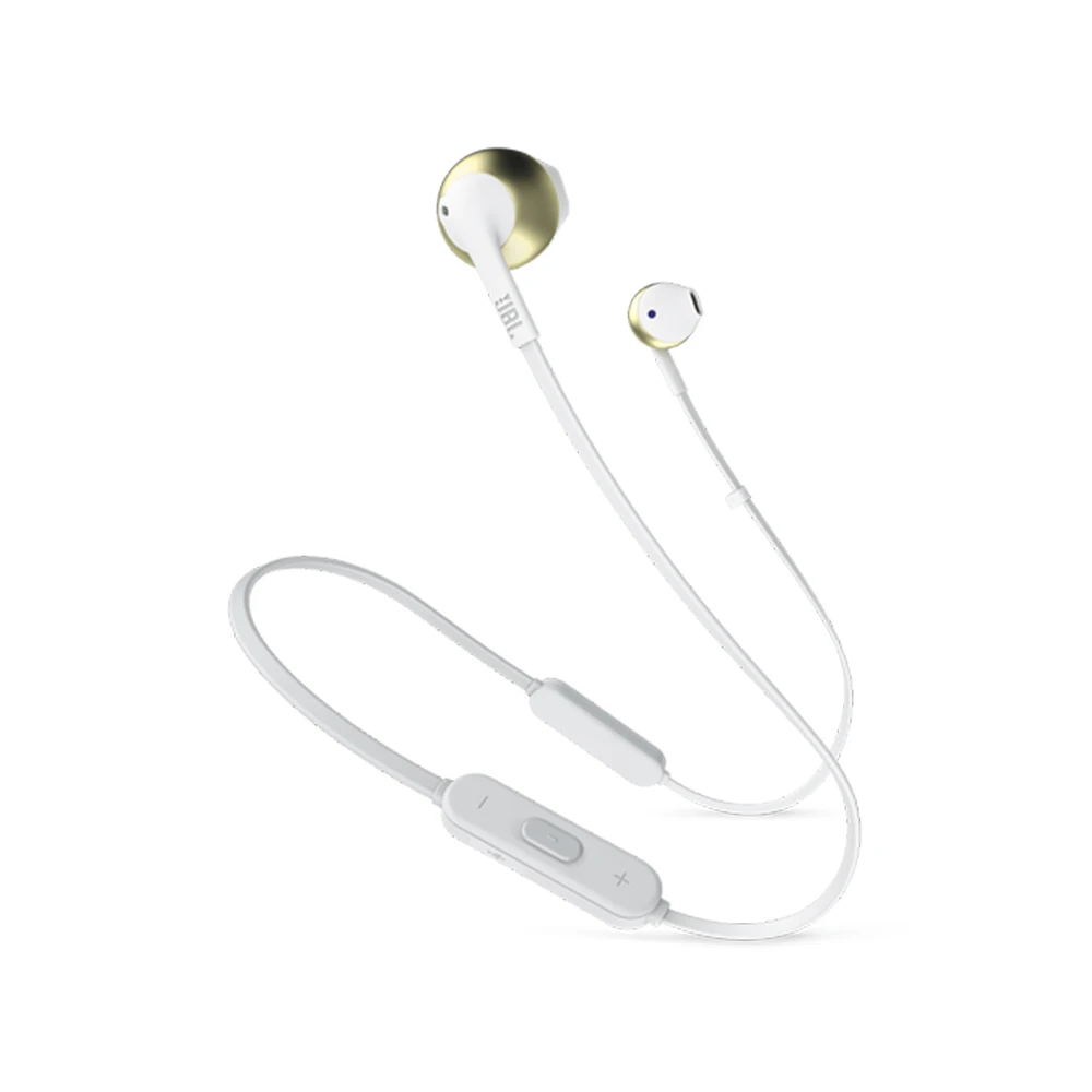 Original JBL TUNE 205BT Wireless Bluetooth Earphone Sports Headset T205BT Semi-In-Ear Music Headset With Mic