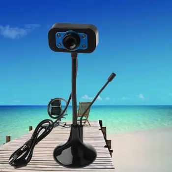

2020 New Vertical Adjustable External Digital Camera With Microphone Night Vision Light Video USB Computer Camera Laptop Webcam