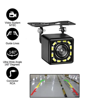 

Rear View Camera Car Reverse Camera IP67 Waterproof CCD Lens 140 Degree Rearview Cameras LED Parking Vehicle Back Up Cam