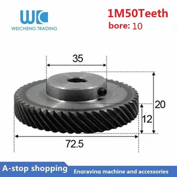 

Helical gear 1MOD 50 teeth Inner hole 10 1M50T CNC GEAR RACK
