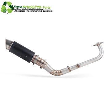 

Modified Front Middle Link Pipe Scooter Exhaust Muffler Escape Full System Slip-On For yamaha NVX155 NVX 155 Aerox155 Aerox 155
