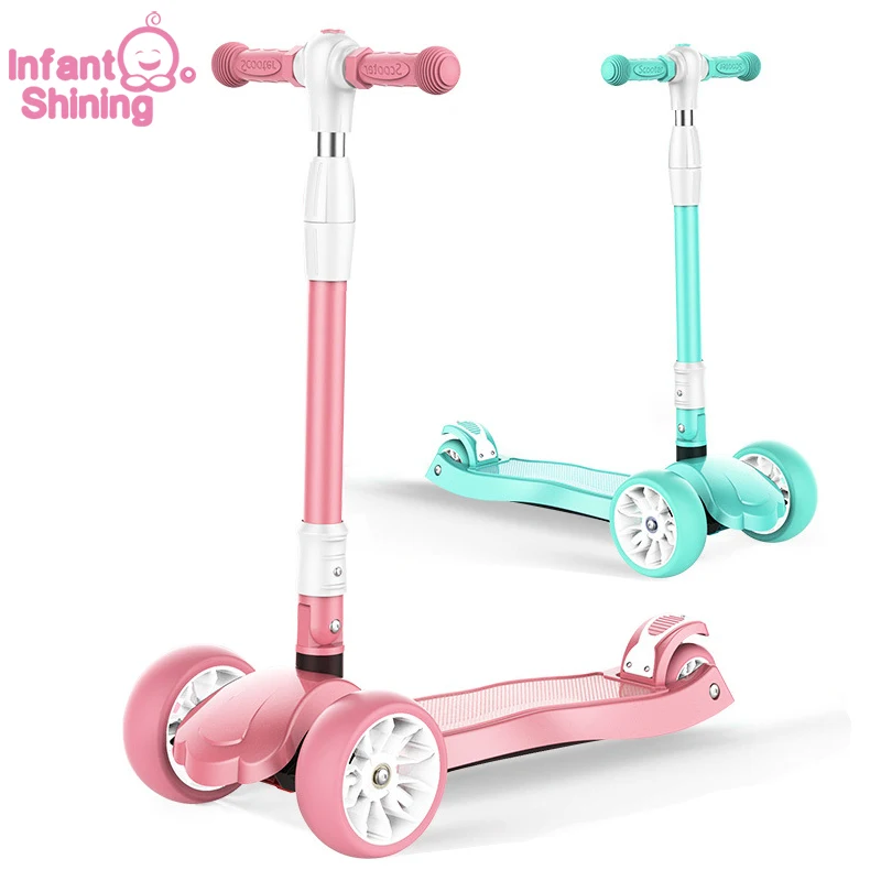 

PRYDYC Children Scooter Baby Bike Kids Car Toy Folding Baby Stroller Three-wheeled Scooter Fitness 3-14Y Baby Gift Scooter Baby