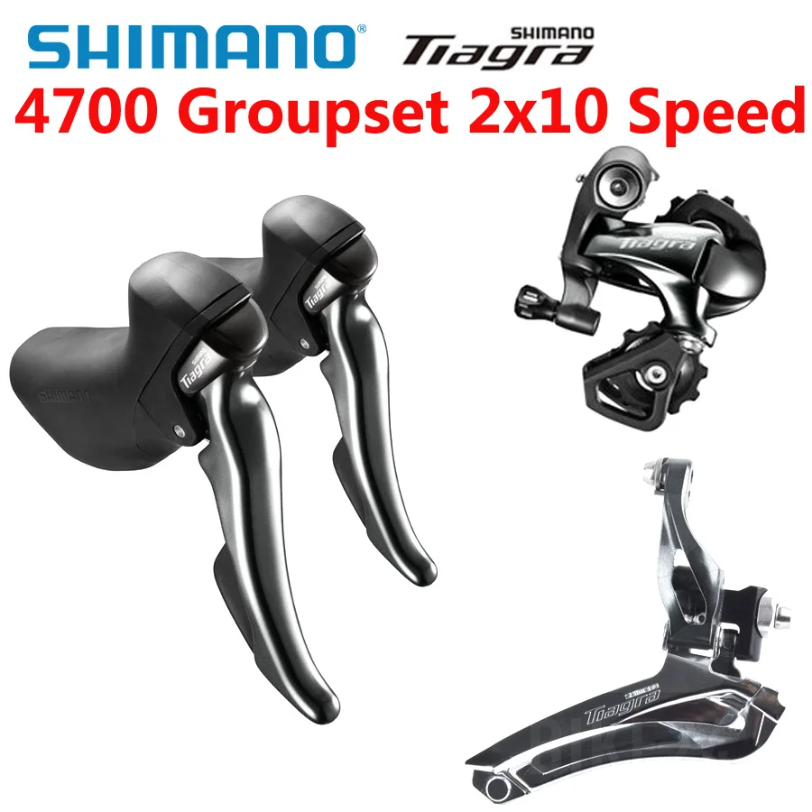 SHIMANO Tiagra 4700 указано 4700 переключатели дорожный 2x10 Скорость FD-4700+ RD-4700+ ST/SL-4700 11-25 12-28x11-32 T 4600