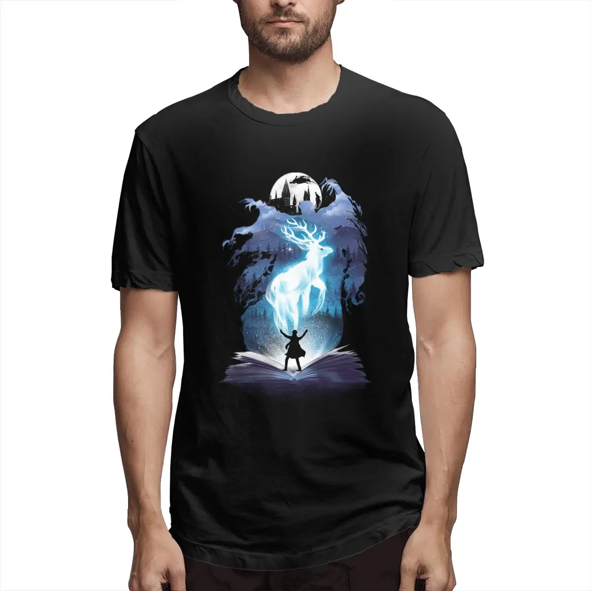 

Off white T shirt The 3rd Book Of Magic Men's Short Sleeve T-shirt tags1 tshirt Rrinted 100 Percent Cotton