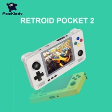 POWKIDDY Retroid Pocket 2 Console tascabile per giochi retrò schermo IPS da 3.5 pollici Android e Pandora Dual System Switching giochi 3D