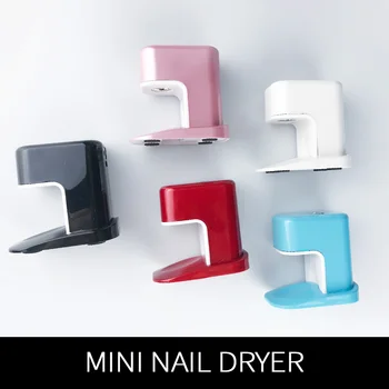 

7 Colors Mini Nail Dryer Portable Single Finger Nail Art LED UV Lamp for UV Gel Nails Nail Tools 3W