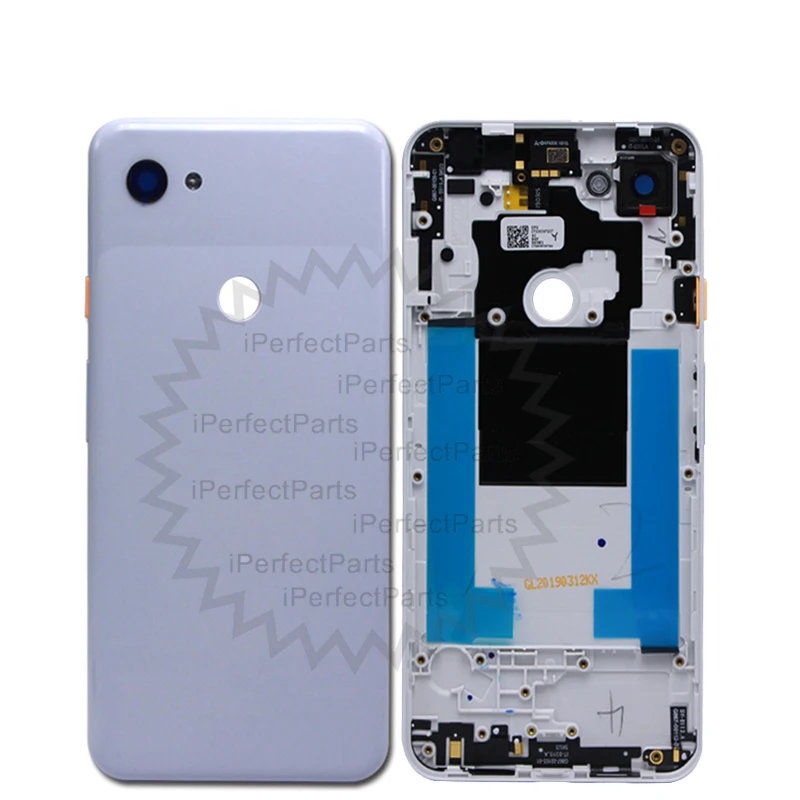 Крышка батарейного отсека для Google Pixel 3a XL задняя крышка батарейного отсека чехол для задней части телефона для Google Pixel 3a XL задняя крышка корпуса