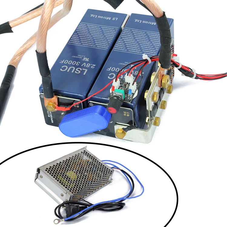 

Farad capacitor spot welder 3000f super large energy storage handheld pulse 18650 lithium battery nickel sheet diy