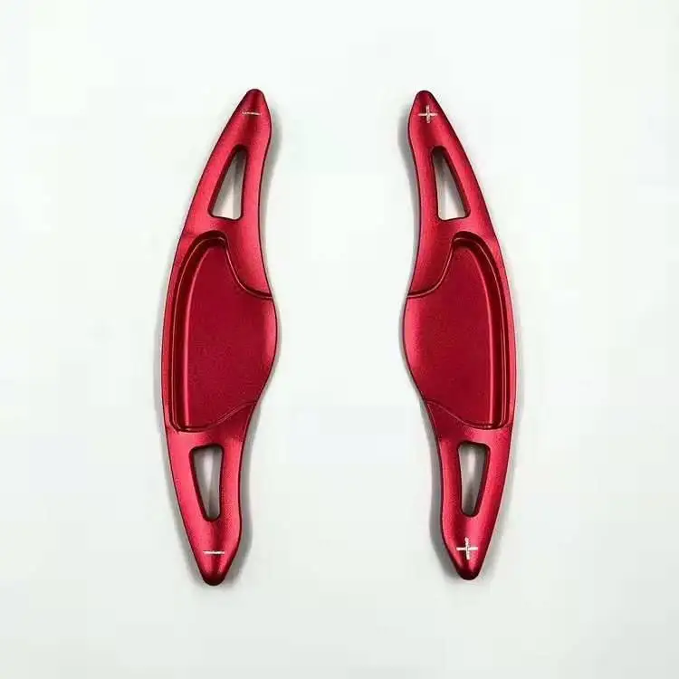 Высокое качество автомобиля алюминиевый сплав рулевое колесо сдвиг удлинить весло переключения для Honda CIVIC Civic аксессуары - Название цвета: Красный