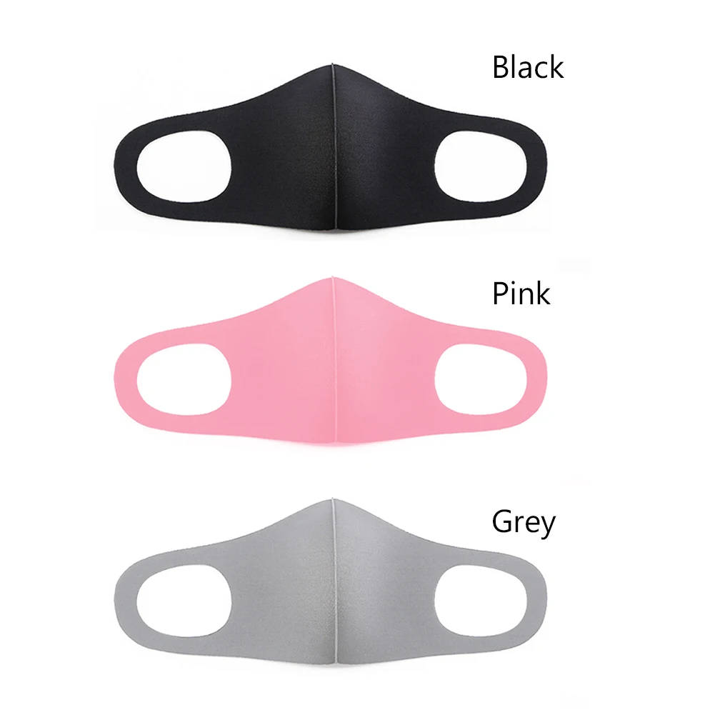 1 Piece Black Gray Pink Face Mouth Mask Unisex Dust-proof Cotton Mascarillas Reusable Anti Fog Dust Haze Mouth Cover Washable